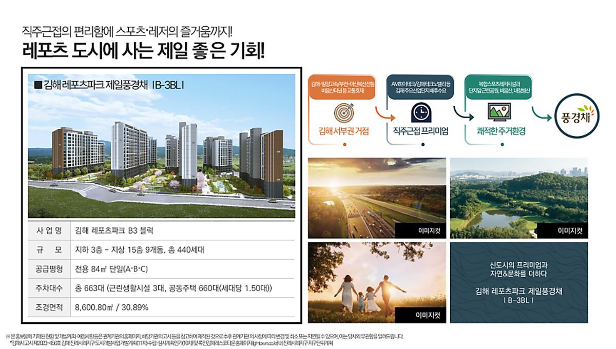 김해 레포츠파크 제일풍경채_사업개요